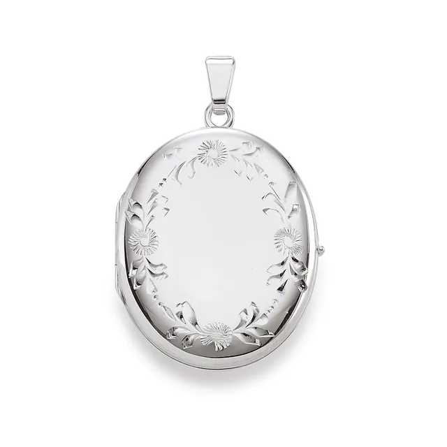 Eugen Rühle Medaillon oval 23x28mm Anhänger 750 Gelbgold