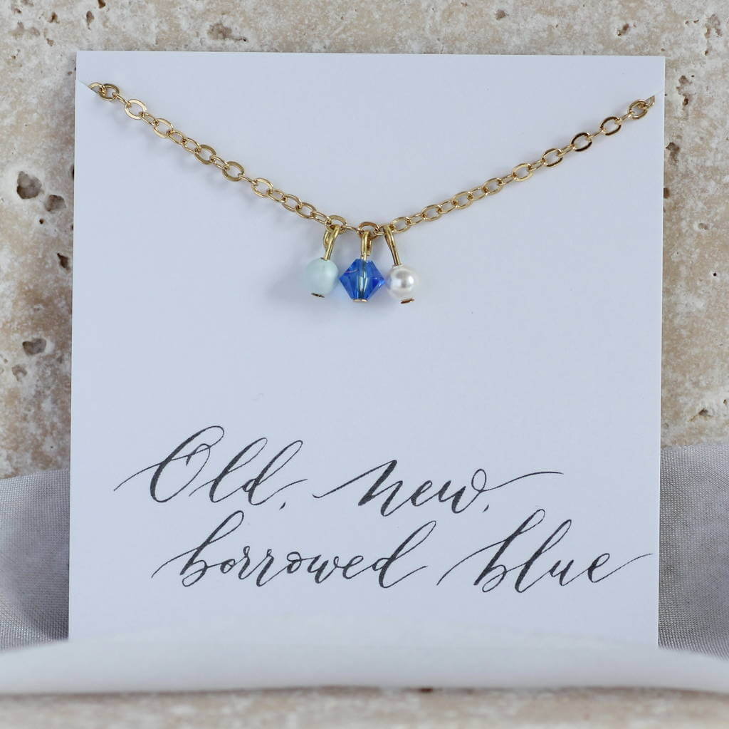 Joy by Corrine Smith Something Blue Fußkette Gold Silber