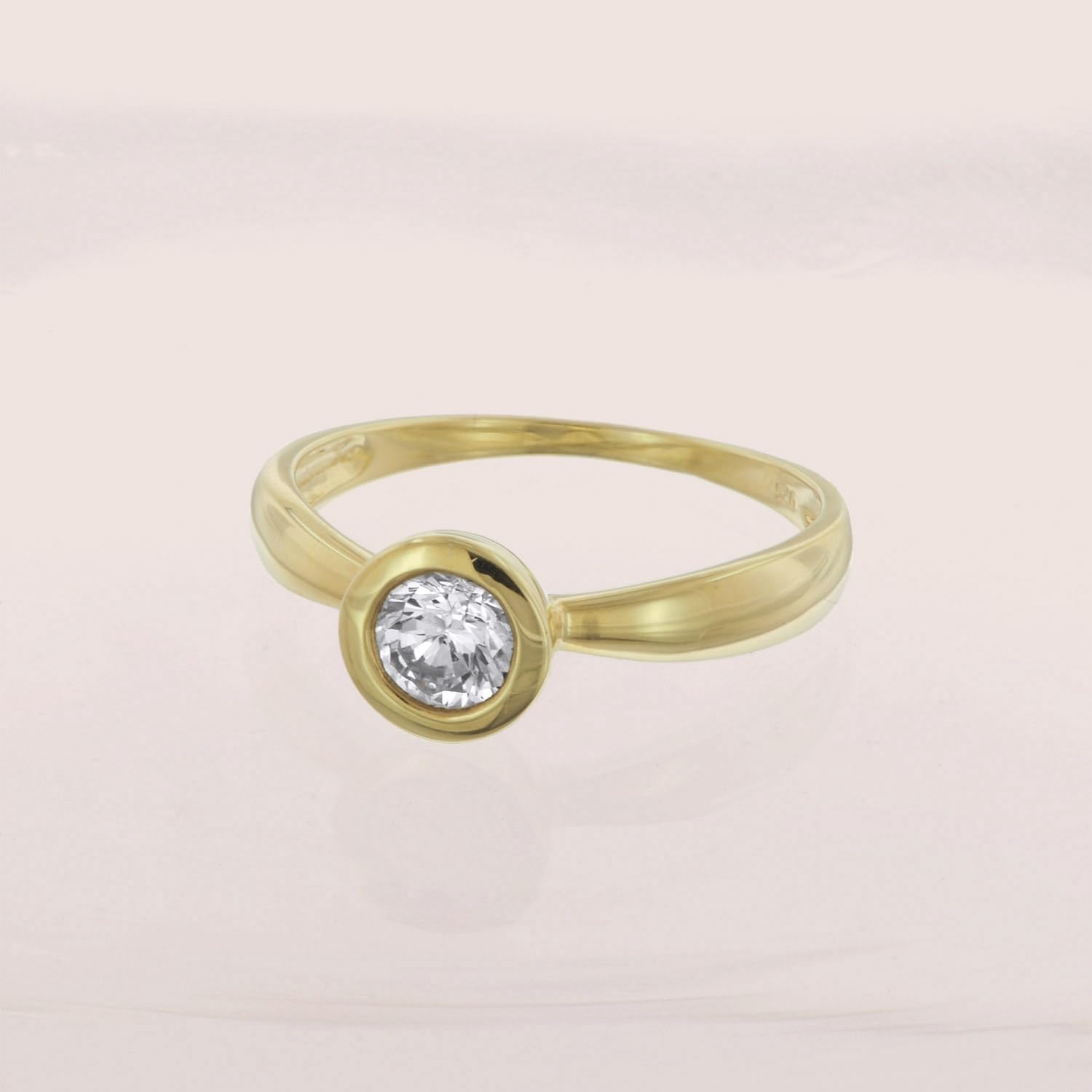 trendor 68908 Damenring 54 Zirkonia 925 Silber vergoldet