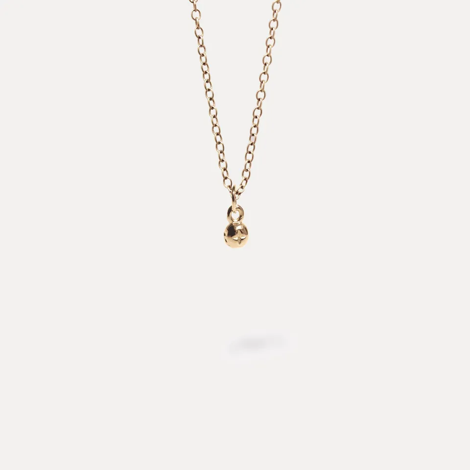 Stilnest Babe Kette 585 Gold Halskette 45cm 14k Massivgold