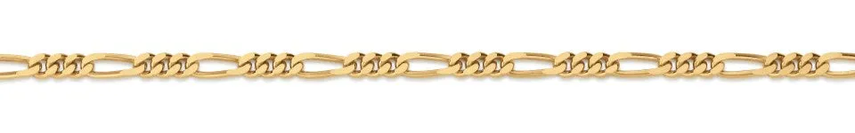 Eugen Rühle Figarokette 2,1mm Silber vergoldet Gold Halskette