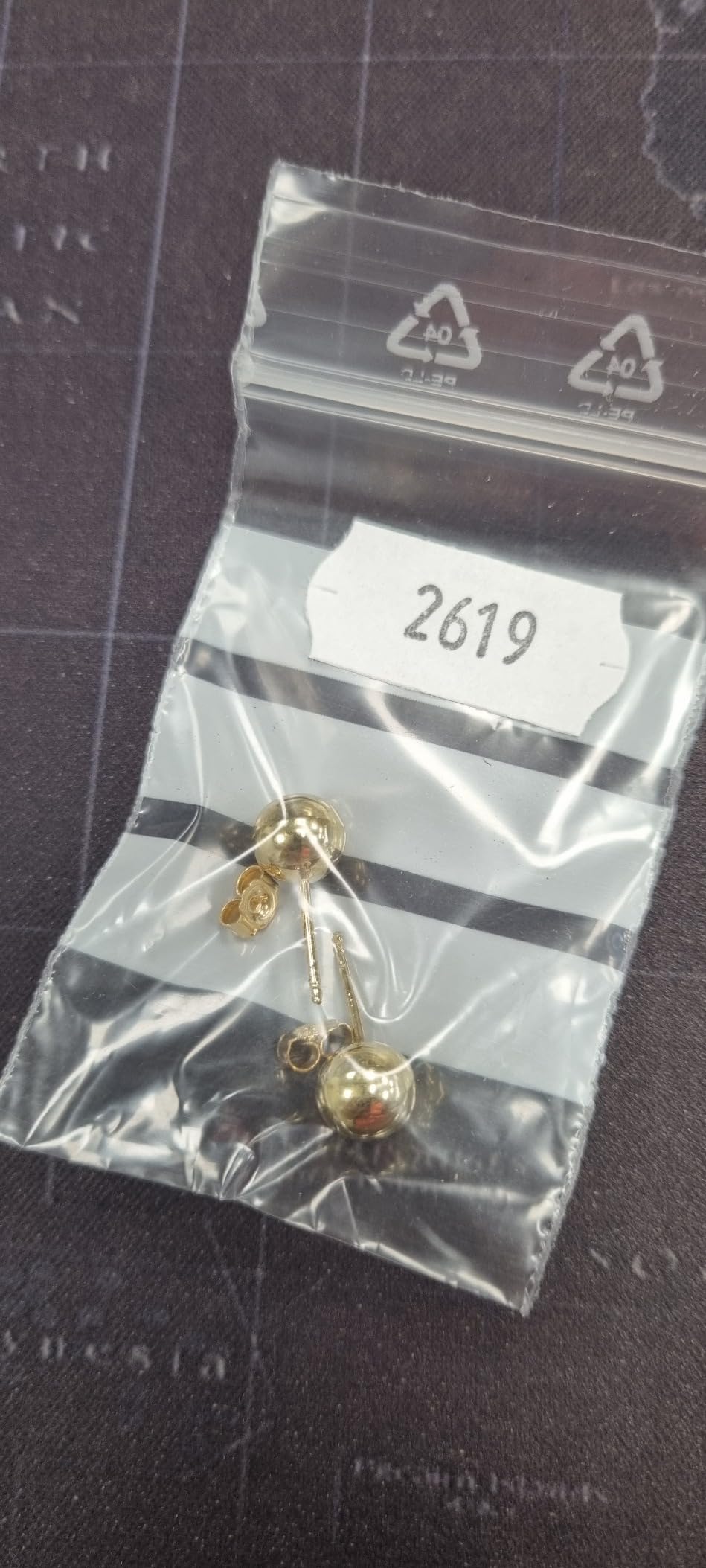 NKlaus Paar Kugelohrstecker 333 Gelbgold Ohrstecker 4,0 mm
