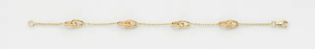 Eugen Rühle Armband 37.3577 Gelbgold 585 6,7mm Doppelglieder