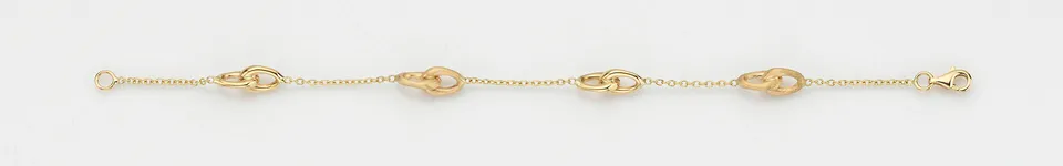 Eugen Rühle Armband 37.3577 Gelbgold 585 6,7mm Doppelglieder