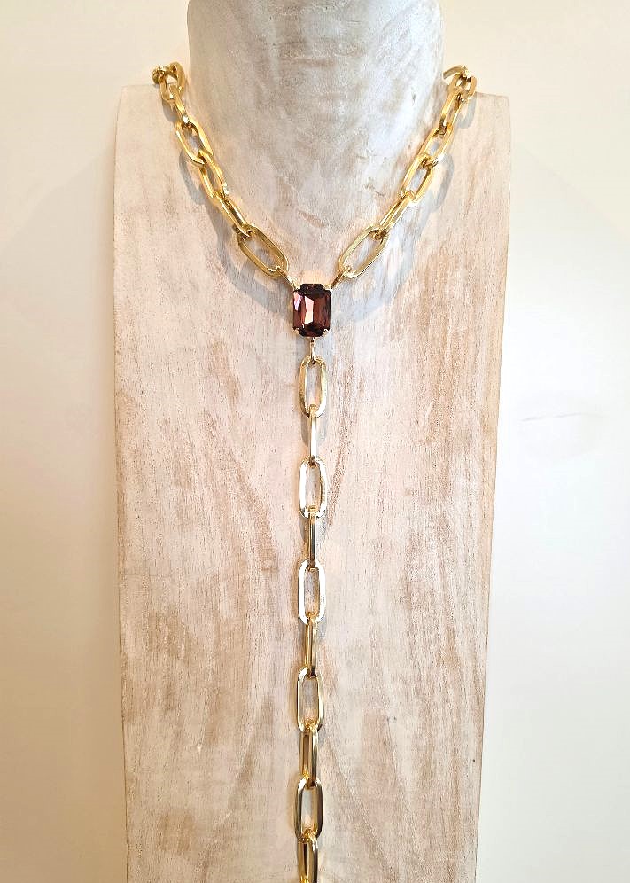 Alevá Bijoux Elodie Halskette Gold nickelfrei verstellbar
