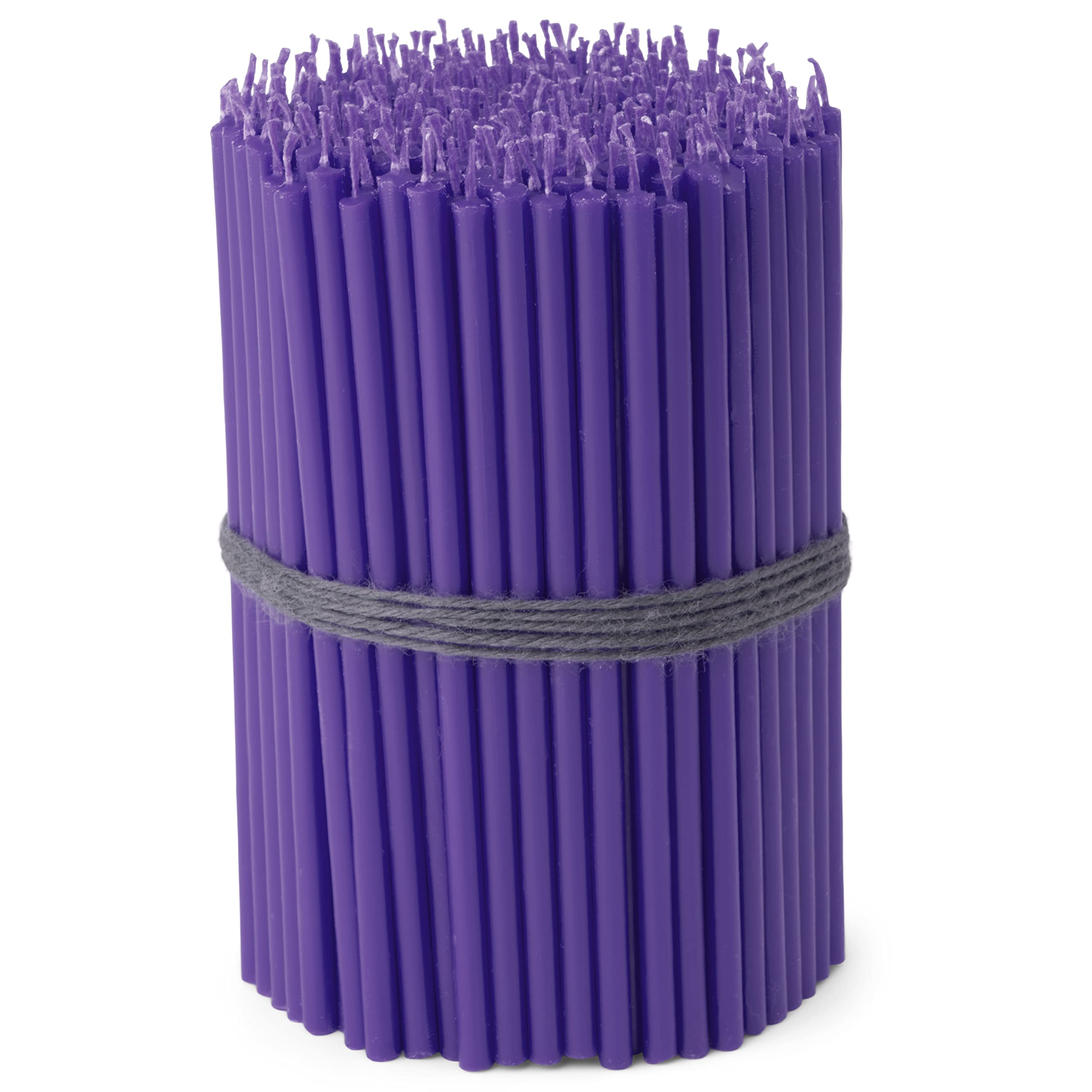 NKlaus Candles Stabkerzen Violett 50er 16cm Paraffin