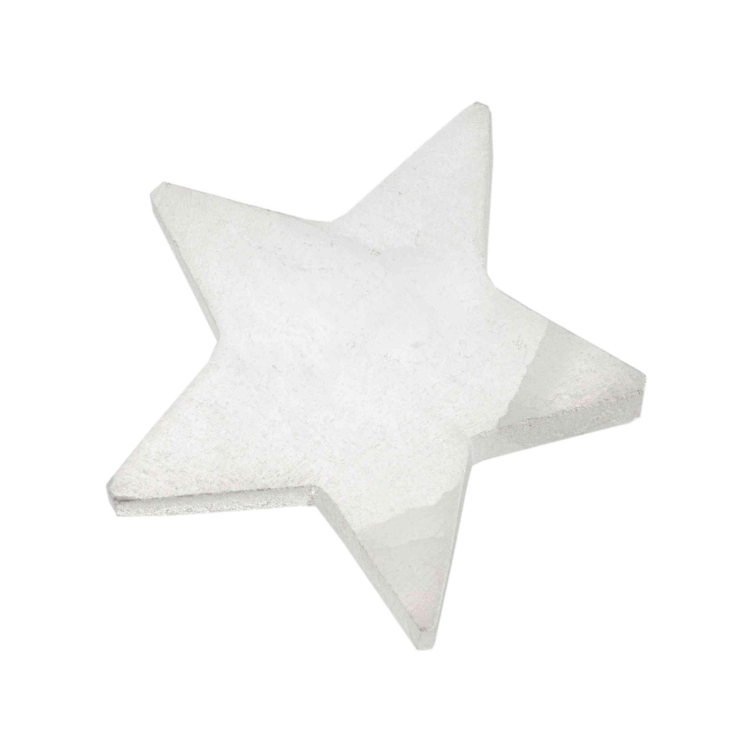 NKlaus Healing Crystals Selenit Stern Platte 10 cm Aufladeplatte