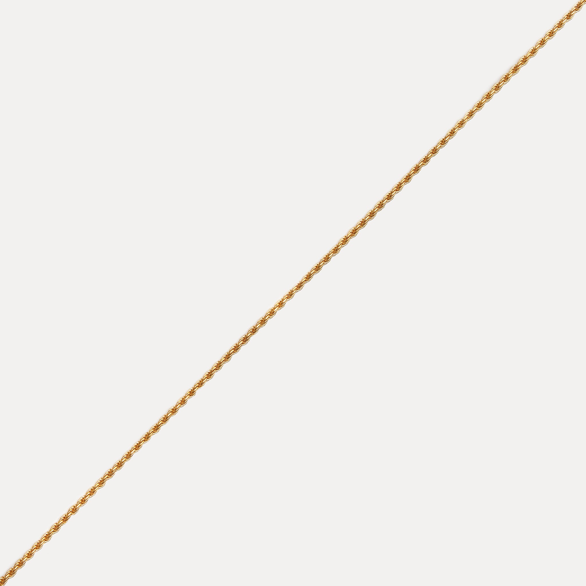 Stilnest Dainty Kordelkette 1,5mm Halskette 45cm Gold Vermeil