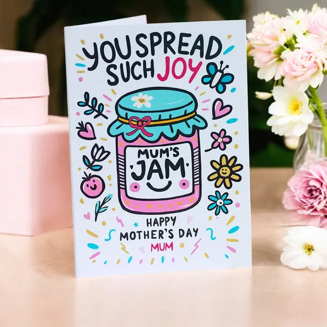 Joy by Corrine Smith You Spread Such Joy Muttertagskarte A6