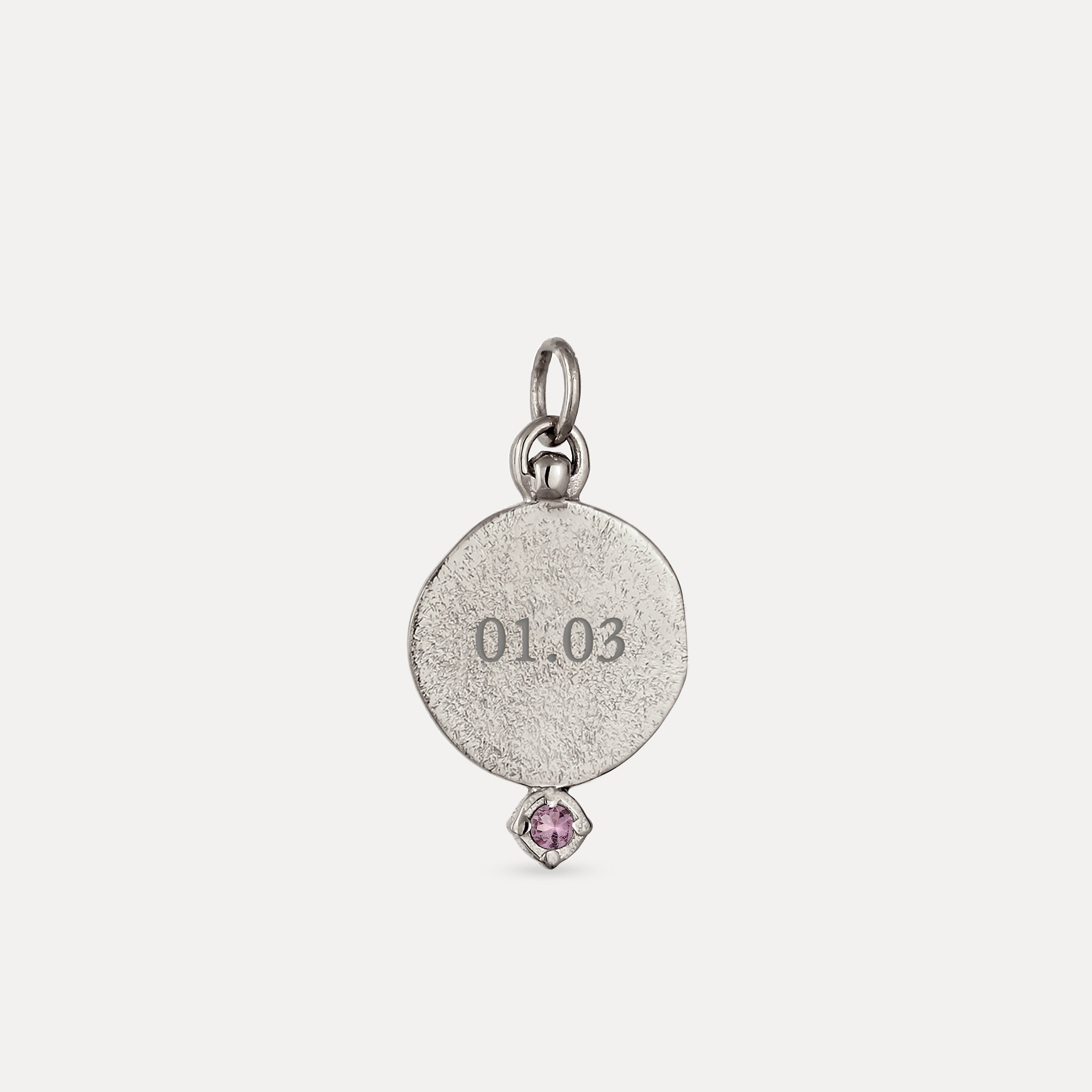 Stilnest Fluid Medallion Anhänger Vermeil Amethyst