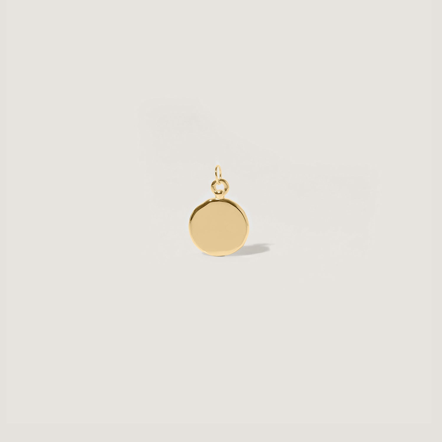 Stilnest Pendants Fluid Medallion Anhänger 585 Gold Hochglanz