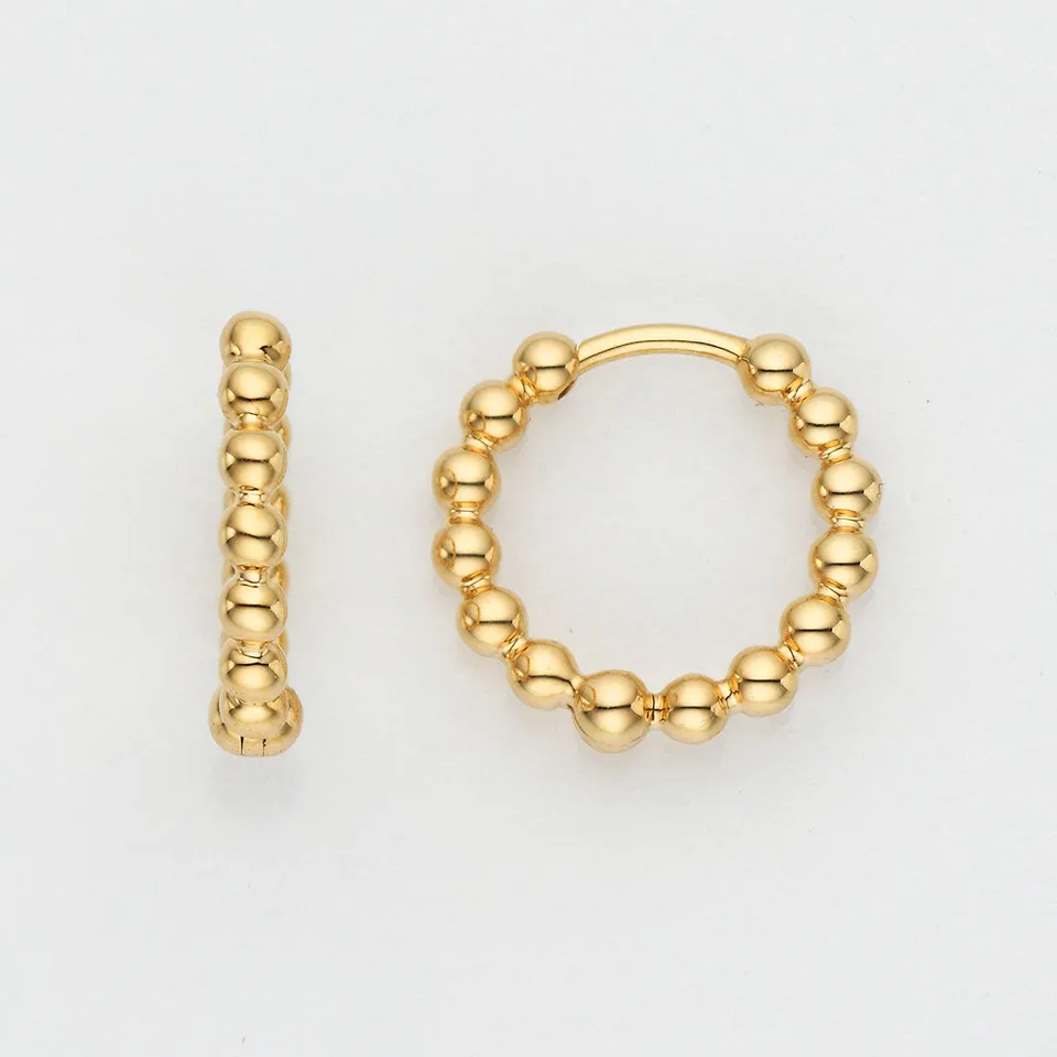 Eugen Rühle Ohrschmuck 80.7887 Creolen 2,3x15mm Rotgold