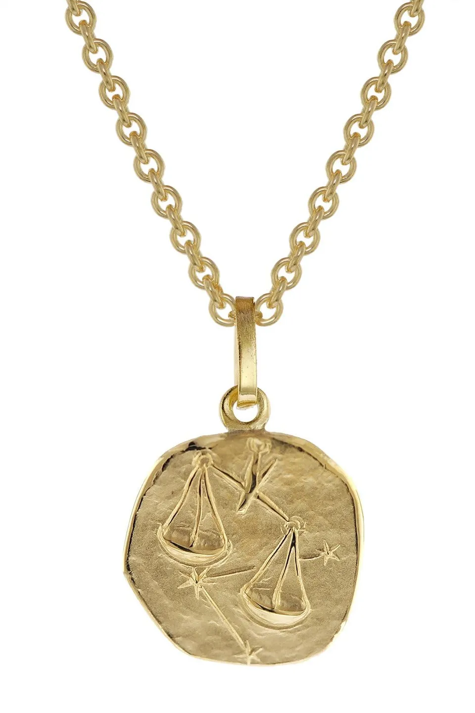trendor Halsketten Sternzeichen Waage Halskette Gold 333 Kinder