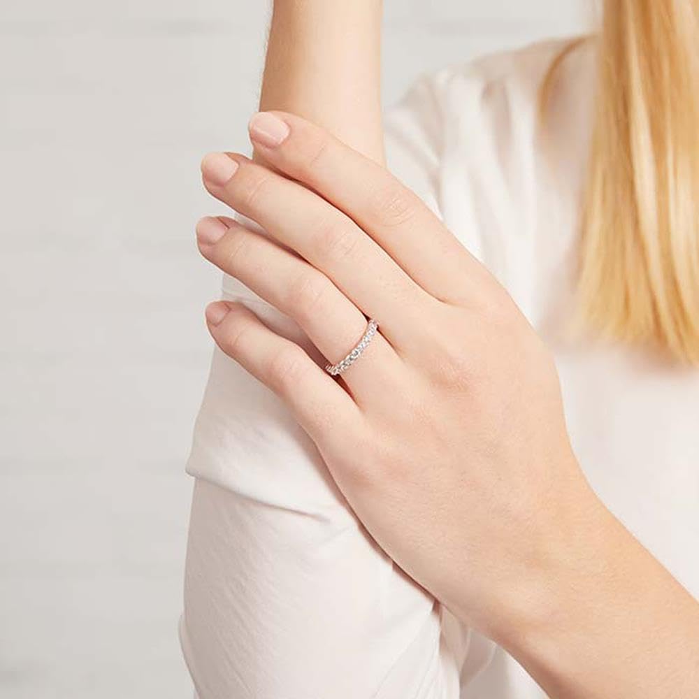 JEWLIX VR0162 Eternityring Silber Zirkonia Größe 50mm