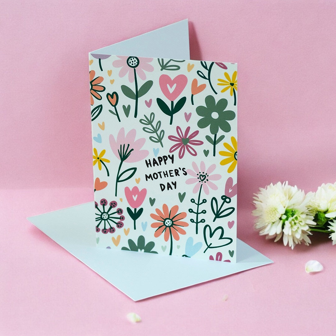 Joy by Corrine Smith Happy Mother's Day Karte Blumen A6
