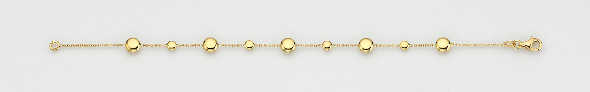 Eugen Rühle Armbänder 37.2101 Armband 585 Gelbgold Goldlinsen