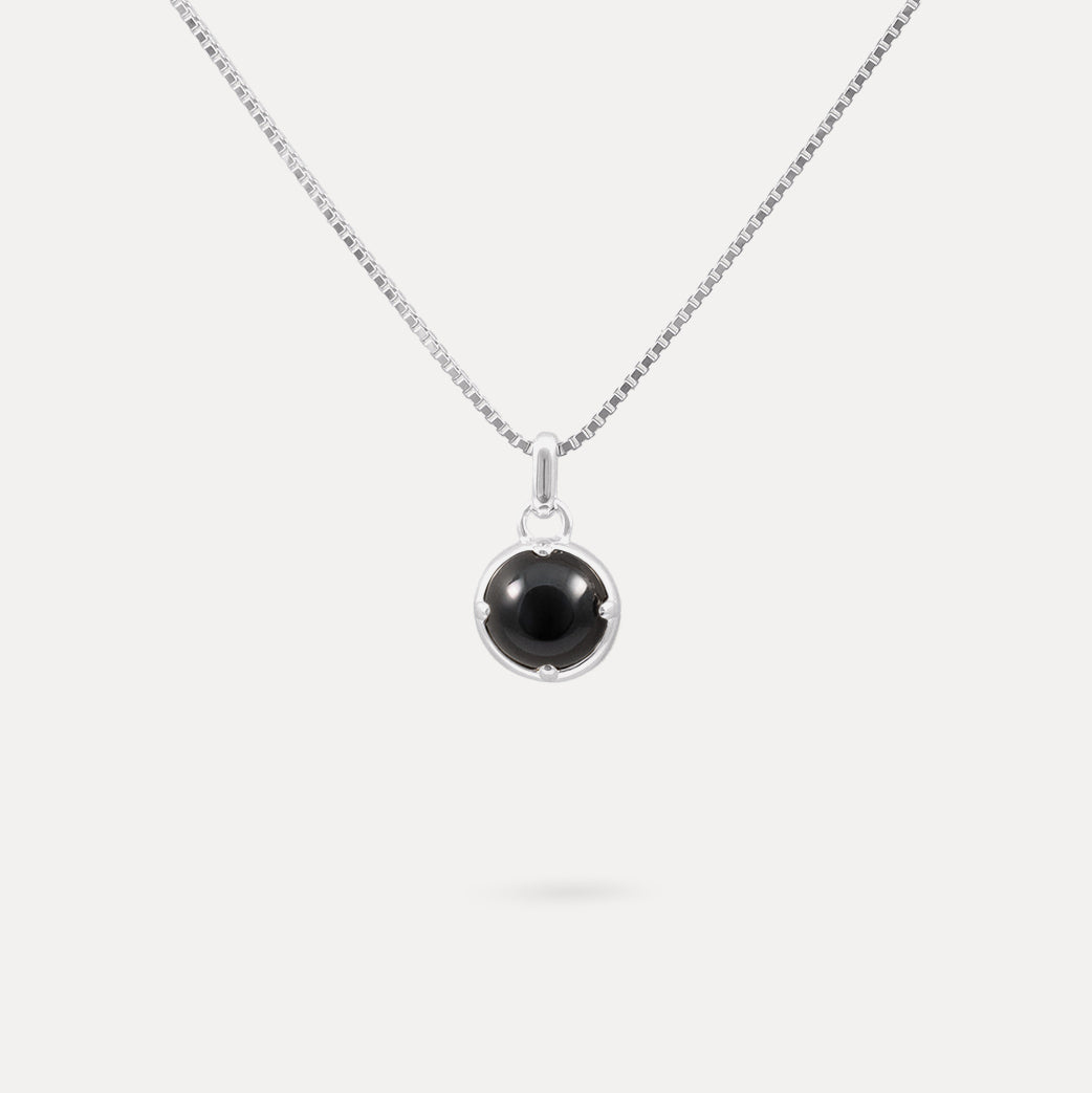 Stilnest Instants of Strength Kette Onyx 24k Gold Vermeil 45cm