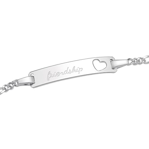 JEWLIX ID-Armbänder ID1001 Armband Silber 12-19 cm