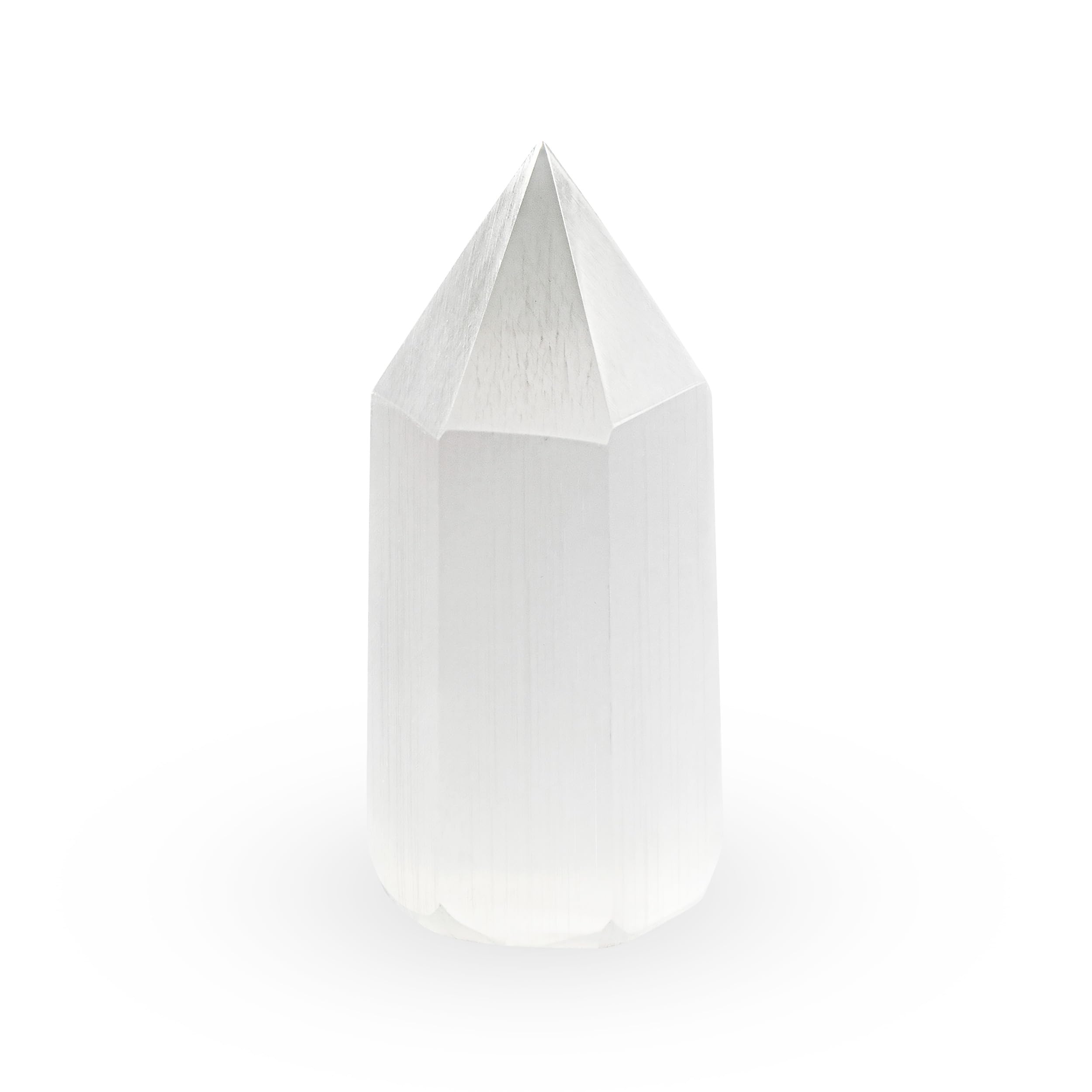NKlaus Healing Crystals Selenit Prisma 10cm Spitze