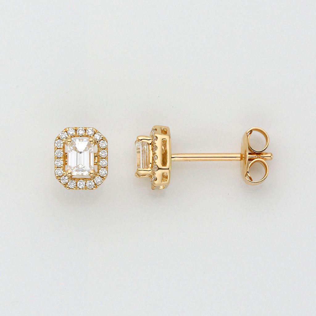 Eugen Rühle Ohrstecker Brillanten 0,46ct Ohrringe Gelbgold