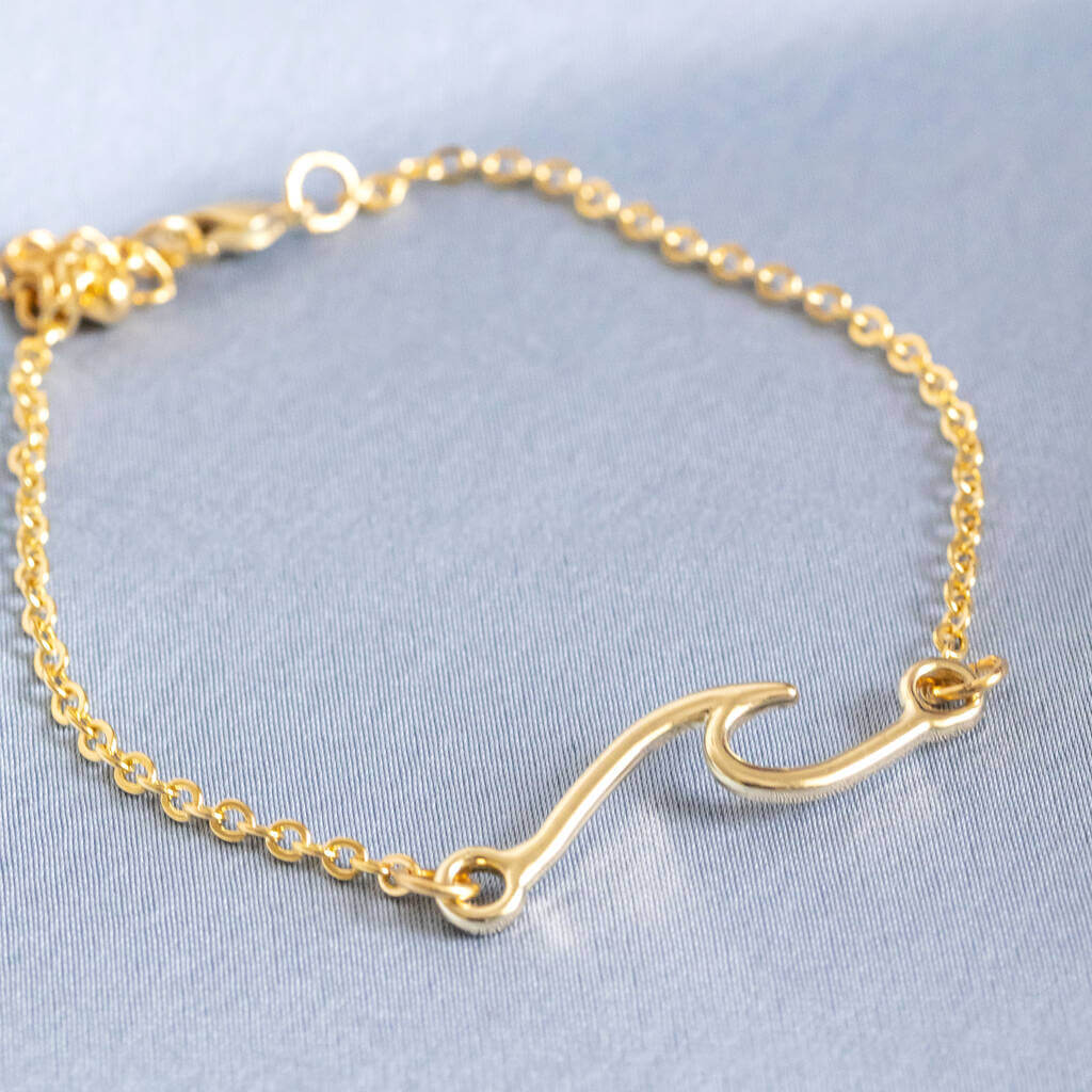 Joy by Corrine Smith Wave Armband Gold Welle