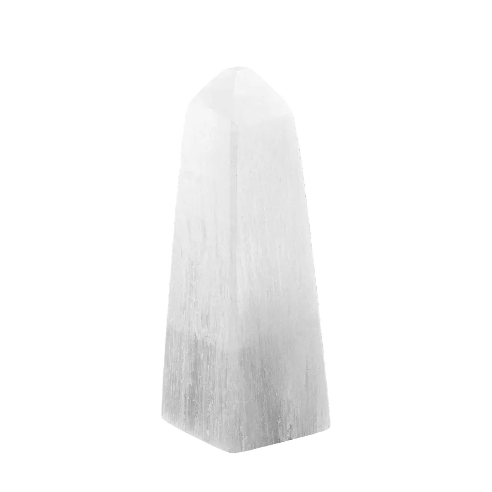 NKlaus HEALING CRYSTALS Selenit-Obelisk 10 cm 1 Stück